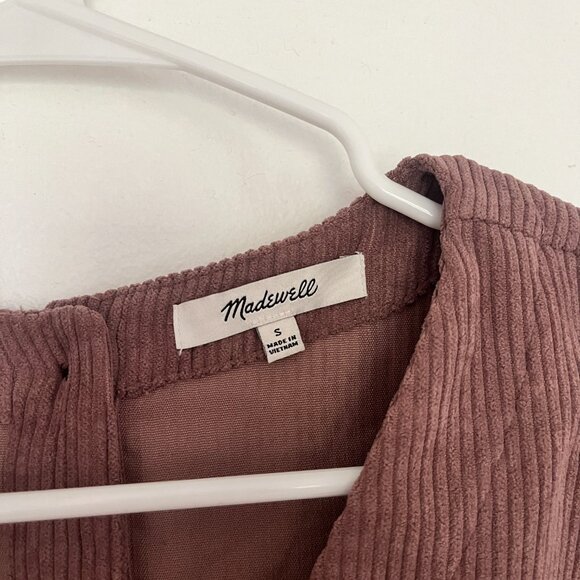 Corduroy V-Neck Top - Picture 3 of 6